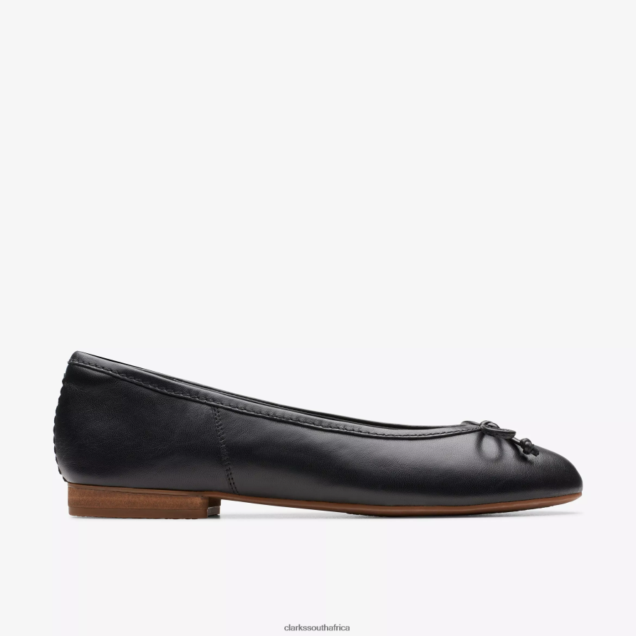 2Z8V2H253 Fawna Lily Clarks Black Leather