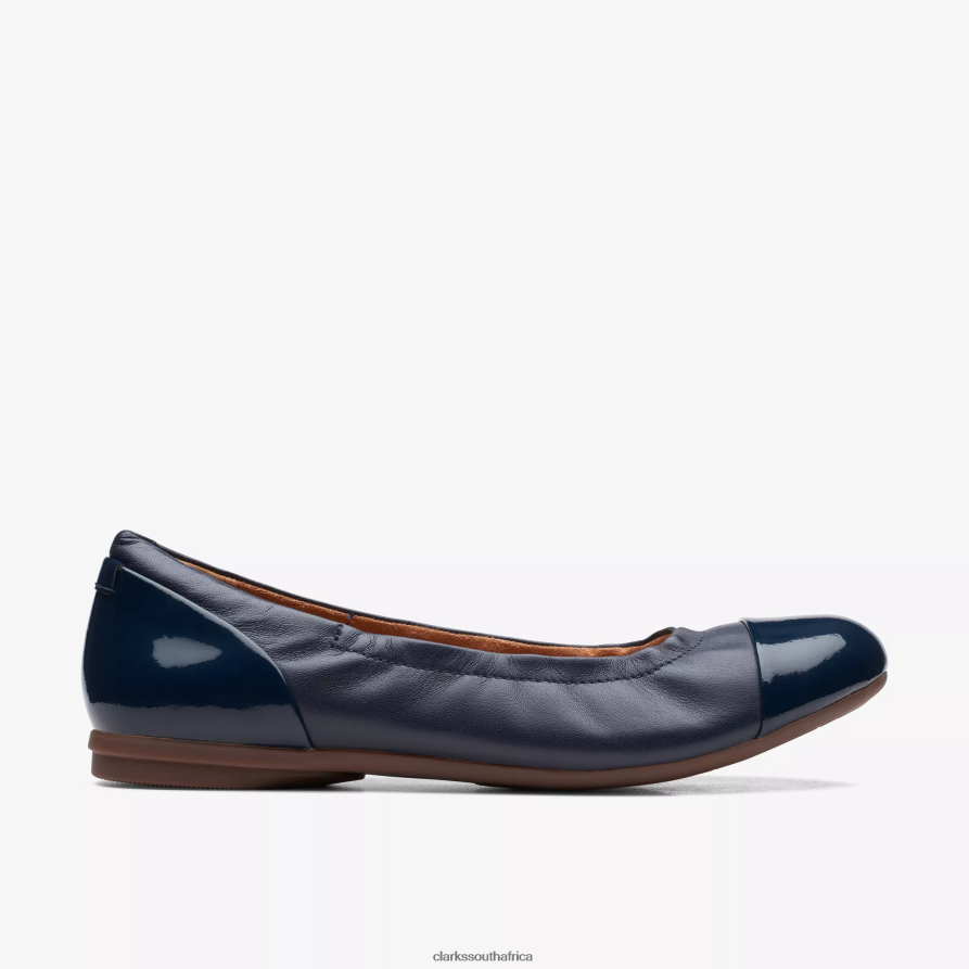 2Z8V2H262 Rena Jazz Clarks Navy Leather