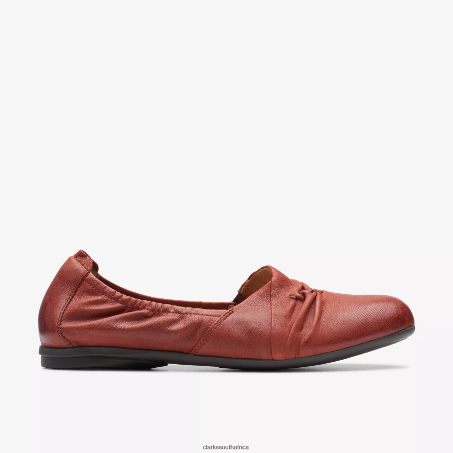 2Z8V2H300 Rena Way Clarks Chestnut Leather