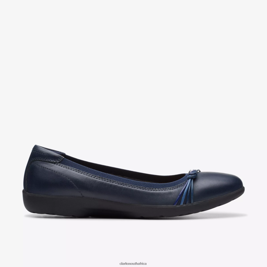 2Z8V2H305 Meadow Rae Clarks Navy Leather