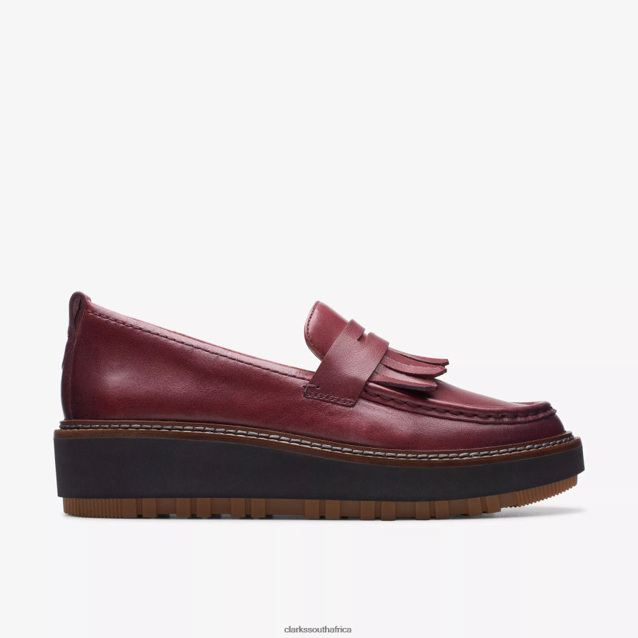 2Z8V2H208 Orianna Loafer Clarks Burgundy Leather