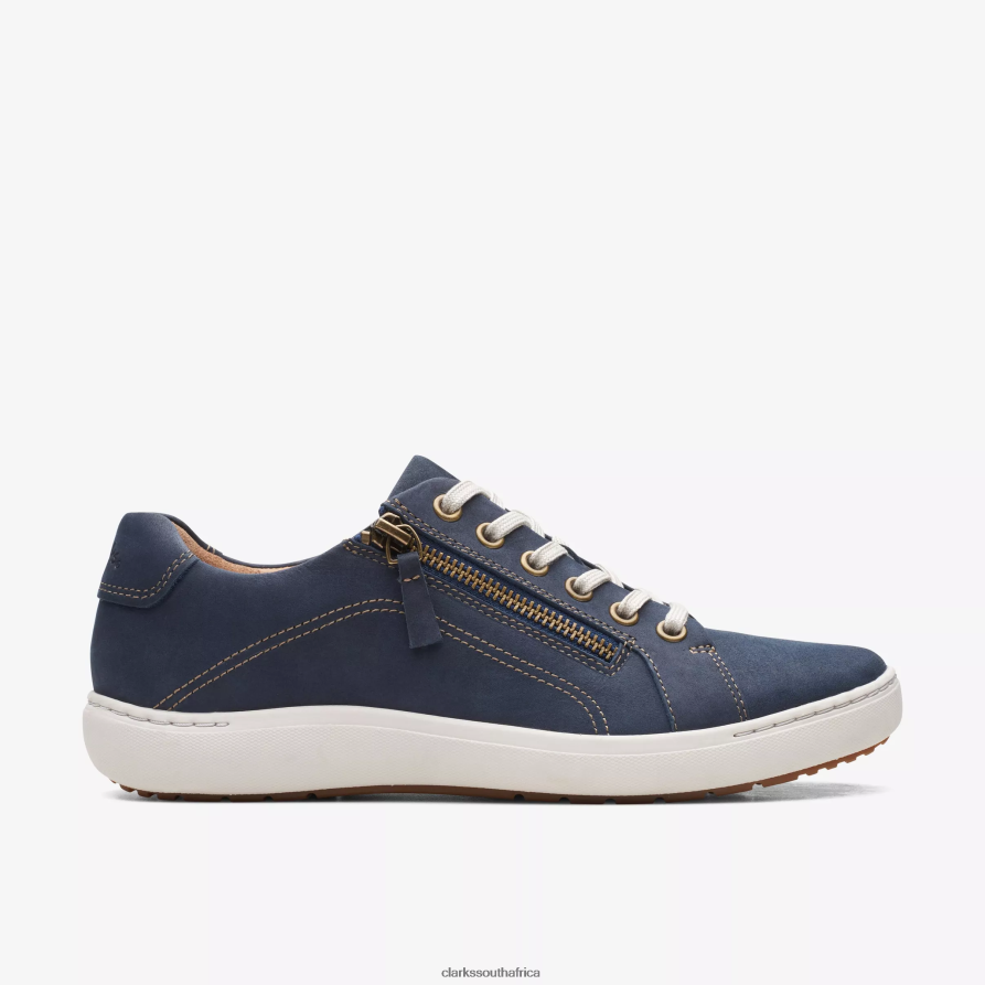 2Z8V2H326 Nalle Lace Clarks Navy Nubuck